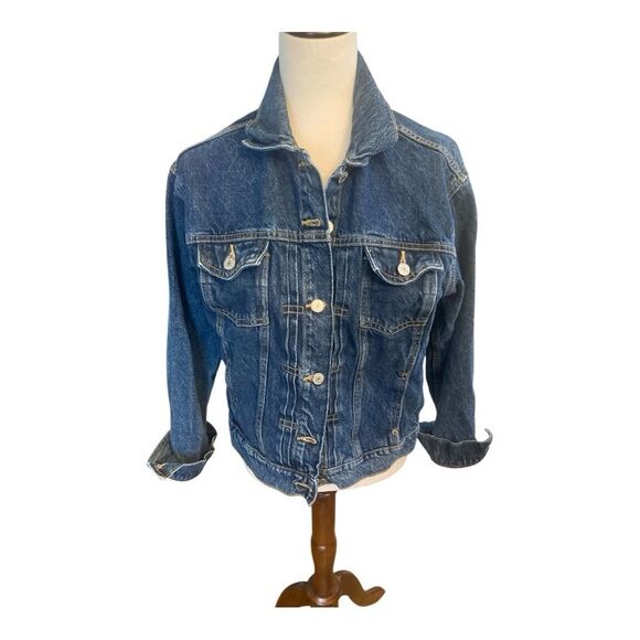 Old Navy Trucker Denim Jacket - Picture 3 of 9